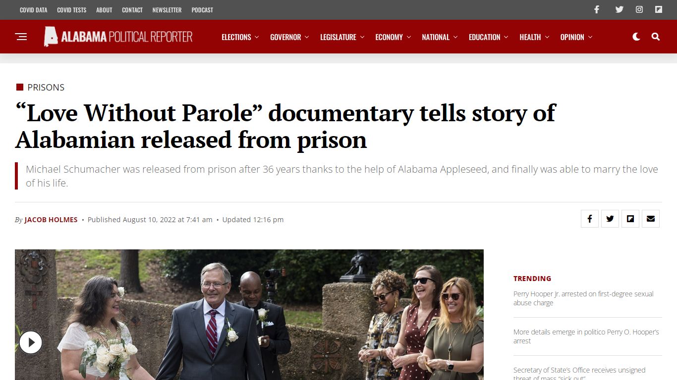 "Love Without Parole" documentary tells story of Alabamian released ...